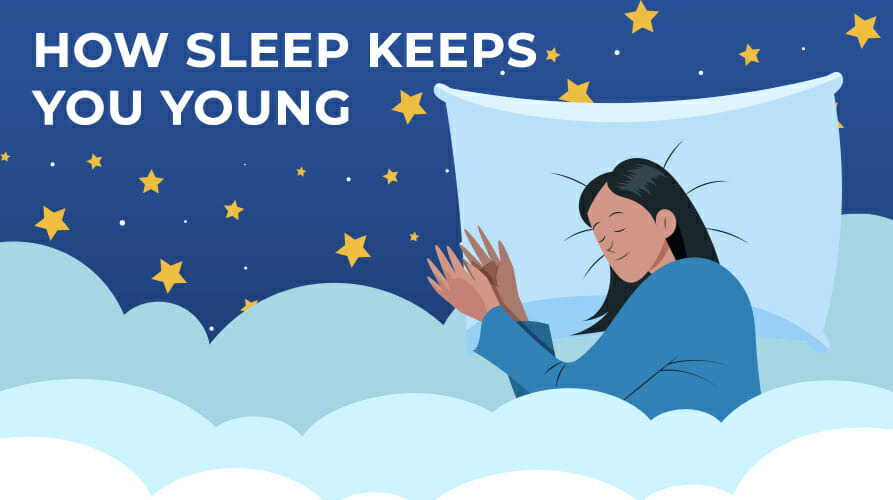 sleep helps you look young