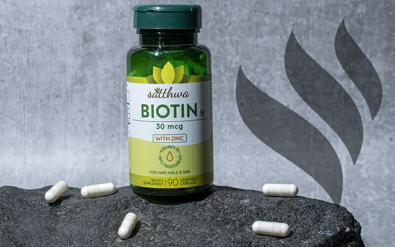 Satthwa Biotin Supplement for hair growth and collagen